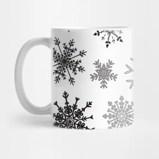 Christmas snowflakes. Mug